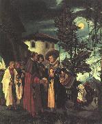 Albrecht Altdorfer The Departure of Saint Florian oil painting